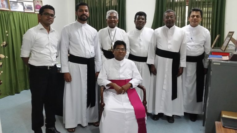 AP Coordinator met the Chaplains and the patron bishop of SLUCSM