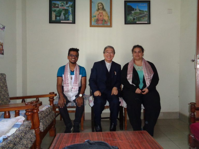 IMCS representatives meeting Nepalese Bishop, Most rev. Paul Simick