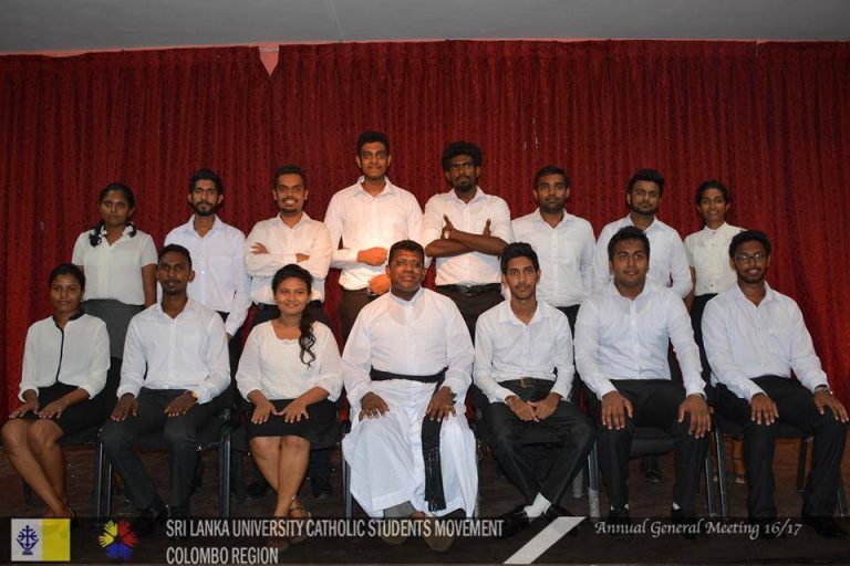 Annual General Meeting 2017 of Sri Lanka University Catholic Students’ Movement  (CSM) – Colombo Region