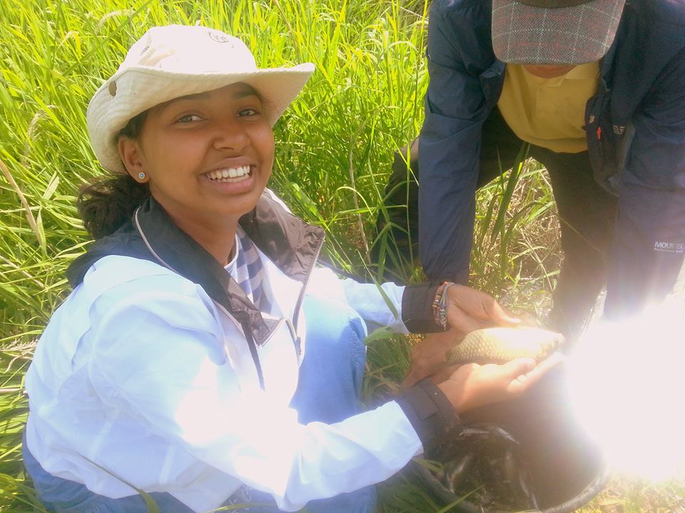 fishing in the farm