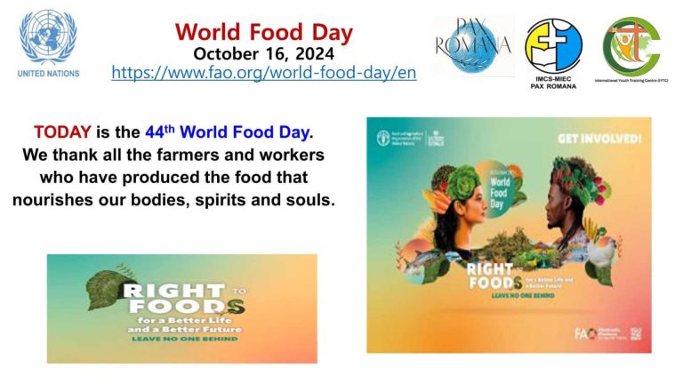 World Food Day 16th October: A Reminder to Conserve, Not Waste