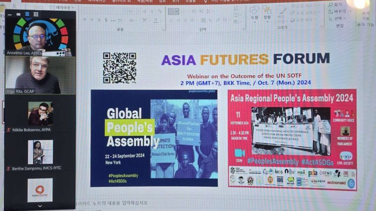 IMCS Pax Romana’s Global Network at Asia Futures Forum (AFF) 2024