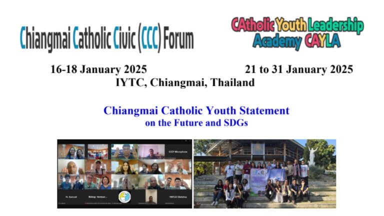 January 2025: Chiangmai Statements of Catholic Youth Commitment on The Future and The SDGs