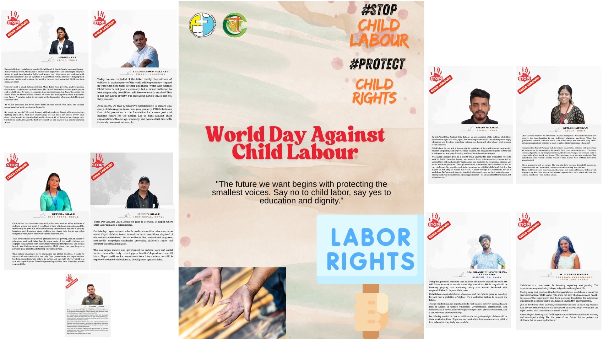 On June 12 Communities Worldwide Stood together to protect every child’s right to learn and thrive